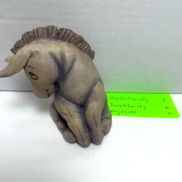 BNWOT Gorgeous Vintage Eeyore figurine Classic Pooh designed by Charpénte - Picture 6 of 12